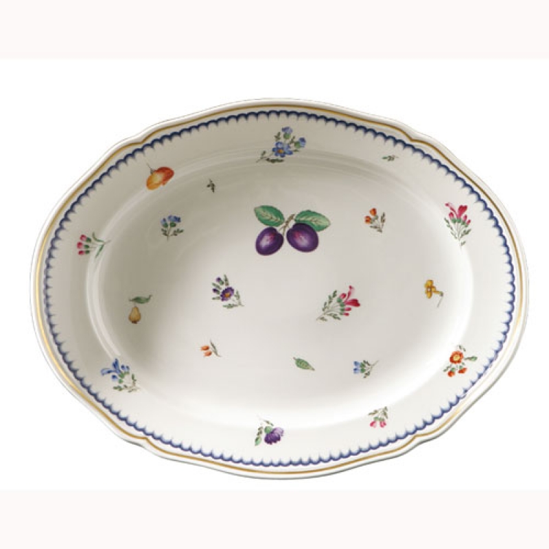 RICHARD GINORI Italian Fruit Oval Flat Platter
